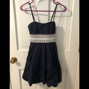 Dark blue dress